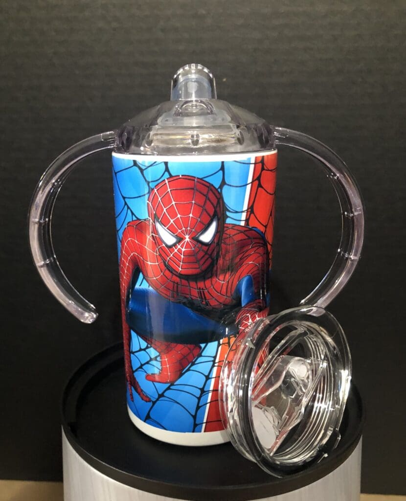 Spider-Man Sippy Cup | Vintage Cowgirl Customs